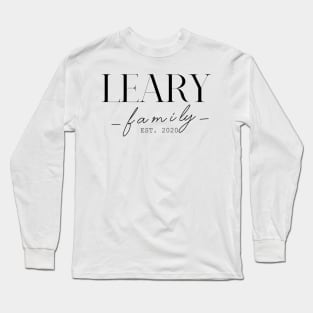 Leary Family EST. 2020, Surname, Leary Long Sleeve T-Shirt